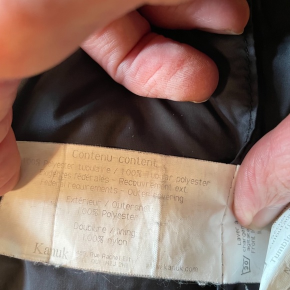 Kanuk women coat / Black / Size 3 / urban wear / quilted look - Picture 7 of 10